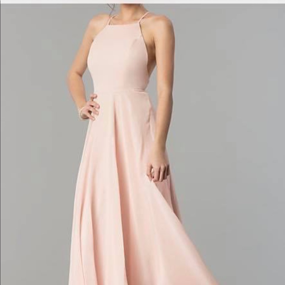 Floor Length Chiffon Dress